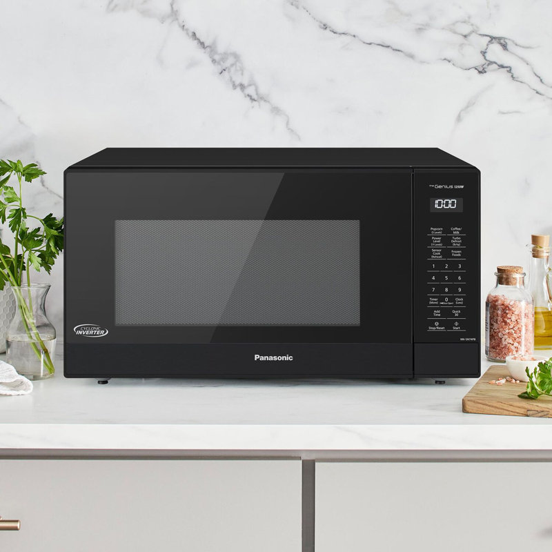 Panasonic F-MVB10 ジアイーノ Panasonic® 1.6 Cubic Feet Countertop Microwave with Sensor Cooking